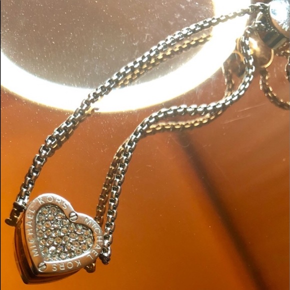 MICHAEL KORS SILVER & GOLD ADJUSTABLE BRACELET - Picture 2 of 4